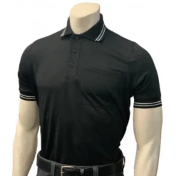 Smitty Umpire Smitty Short Sleeve Body Flex Umpire Shirt - Black