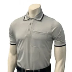 Smitty Umpire Smitty Short Sleeve Body Flex Umpire Shirt - Grey