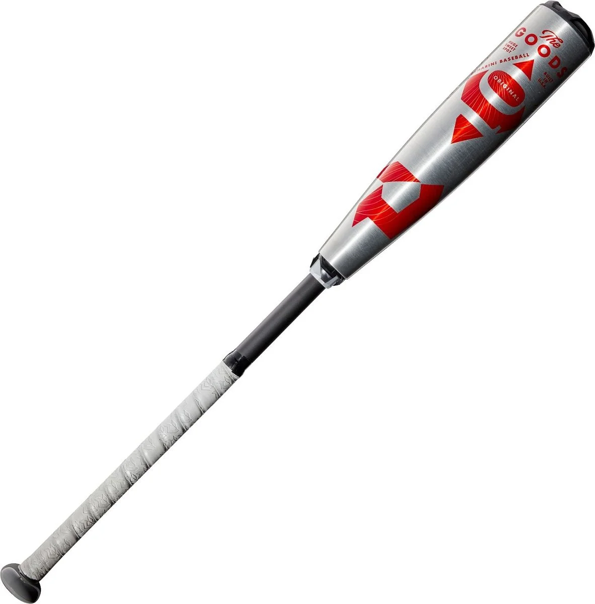 DeMarini 2022 The Goods (-10) USSSA Bat WTDXGBZ-22 - Silver Red - Image 2