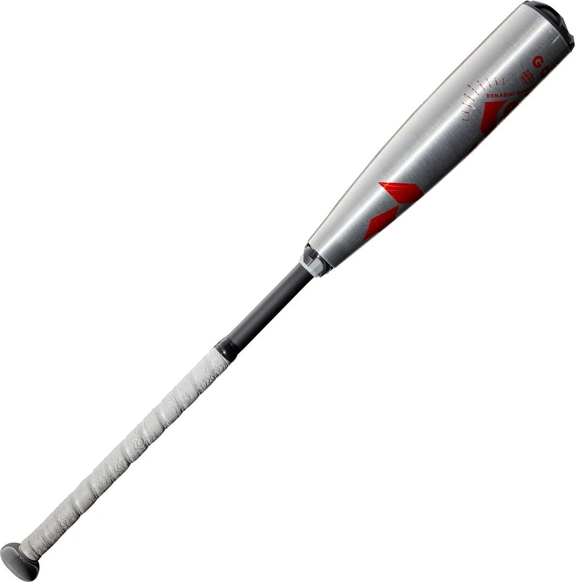 DeMarini 2022 The Goods (-10) USSSA Bat WTDXGBZ-22 - Silver Red - Image 5