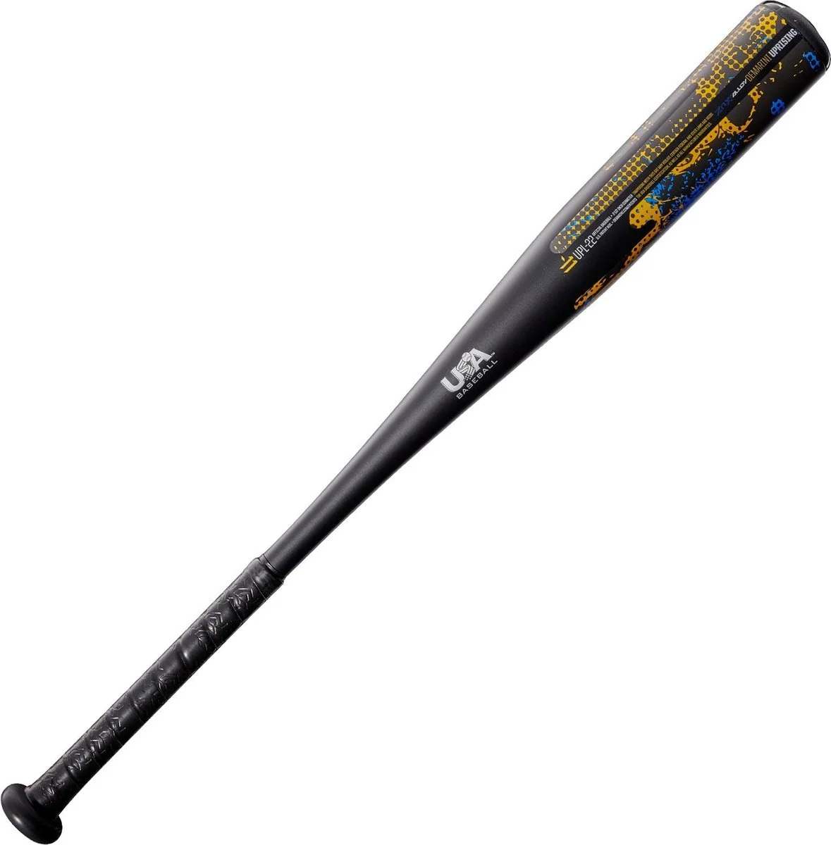 DeMarini 2022 Uprising (-11) USA Approved Bat - Dark Gray Orange - Image 4