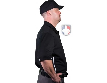 Smitty Umpire Smitty Vertical Stripe Umpire Shirt - Black - Image 4