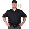 Smitty Umpire Smitty Vertical Stripe Umpire Shirt - Black