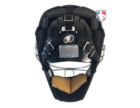 Force3 Umpire Gear Force3 Silver Defender Hockey Style Umpire Helmet - Image 2