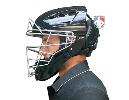 Force3 Umpire Gear Force3 Silver Defender Hockey Style Umpire Helmet - Image 5