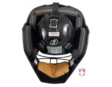 Force3 Umpire Gear Force3 Black Defender Hockey Style Umpire Helmet - Image 3