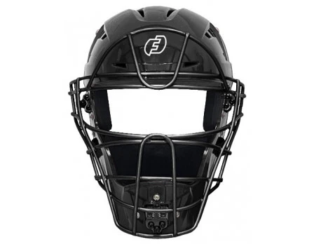 Force3 Umpire Gear Force3 Black Defender Hockey Style Umpire Helmet