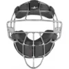 ALL-STAR Umpire Gear All-Star Silver Magnesium Umpire Mask With Black LUC