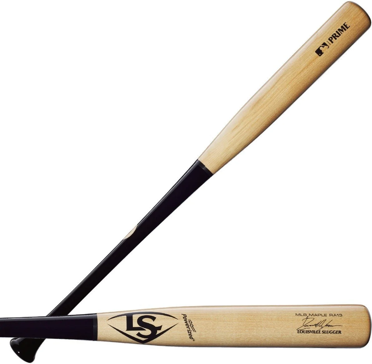 Louisville Slugger MLB Prime Signature Maple RA13 Ronald Acuna Jr. Game Model Baseball Bat - Black Natural