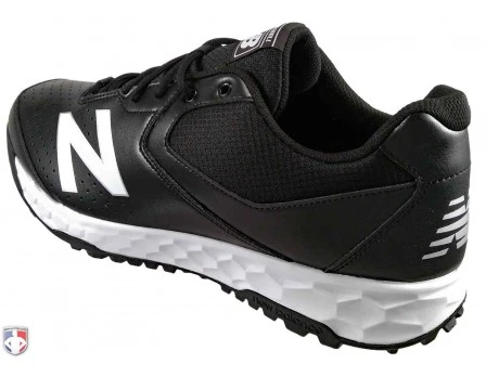 New Balance Referee And Umpire Shoes New Balance V3 Black & White Low-Cut Umpire Base Shoes - Image 3