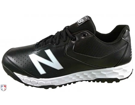 New Balance Referee And Umpire Shoes New Balance V3 Black & White Low-Cut Umpire Base Shoes - Image 2