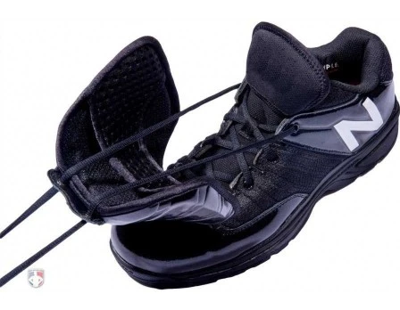 New Balance Referee And Umpire Shoes New Balance V3 Black & White Low-Cut Umpire Plate Shoes - Image 6
