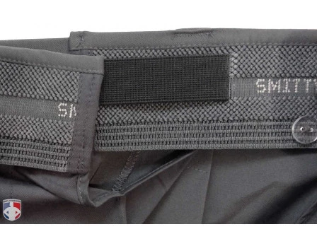 Smitty Umpire Smitty Performance Poly Spandex Charcoal Grey Flat Front Umpire Plate Pants With Expander Waistband - Image 4