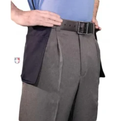 Smitty Umpire Smitty Heather Grey Umpire Plate Pants With Expander Waistband