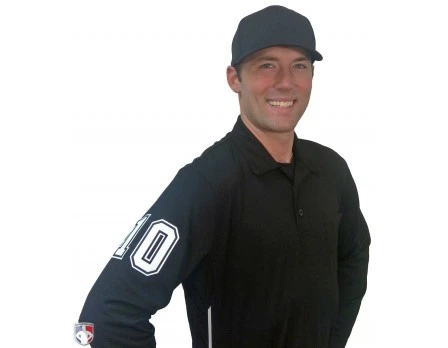 Smitty Umpire Smitty Long Sleeve Vertical Stripe Umpire Shirt - Image 6