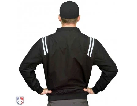 Smitty Umpire Smitty Traditional Half-Zip Umpire Jacket - Black And White - Image 2