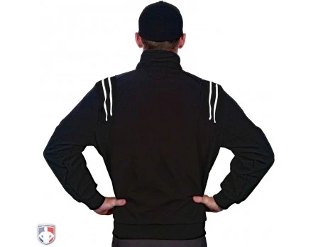 Smitty Umpire Smitty Major League Style Fleece Lined Umpire Jacket - Black And White - Image 2