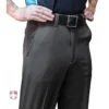 Smitty Umpire Smitty Performance Poly Spandex Charcoal Grey Flat Front Combo Umpire Pants