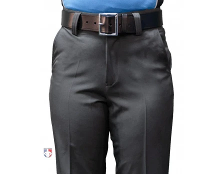 Smitty Umpire Smitty Women's Performance Poly Spandex Charcoal Grey Flat Front Base Umpire Pants