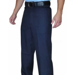 Smitty Umpire Smitty Navy Flat Front Volleyball Referee / Umpire Pants With Western-Cut Pockets