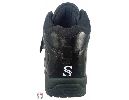 Smitty Umpire Smitty All-Black Mid-Cut Umpire Plate Shoes - Image 3