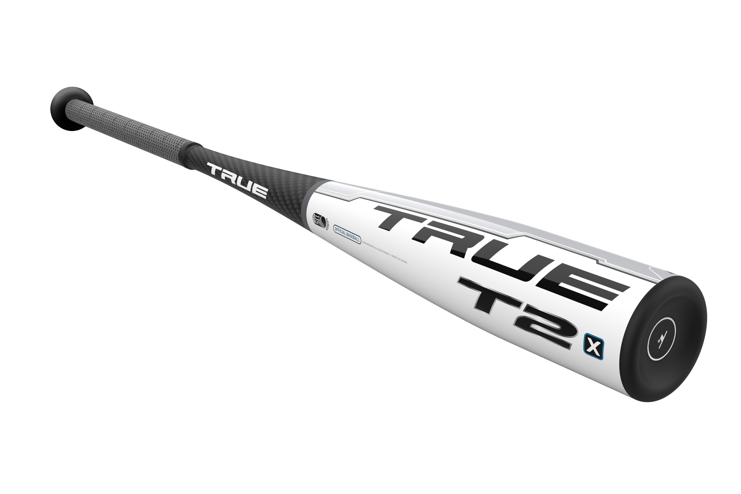 TRUE Sports True 2020 T2X USSSA (-8) Bat 2 3/4" - Gray White Black