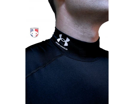 Under Armour HeatGear Sleeveless Mock Neck Compression Shirt - Image 3