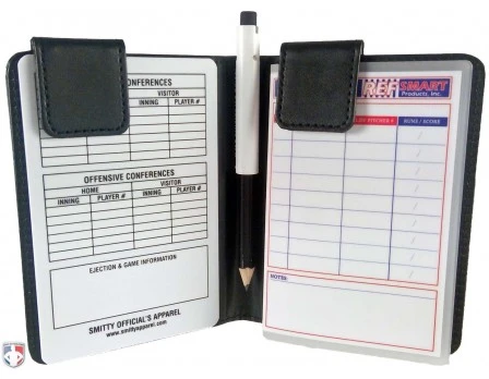 UMPLIFE Pro Grade Magnetic "Book" Style 5" Umpire Lineup Card Holder / Game Card Referee Wallet - Image 9